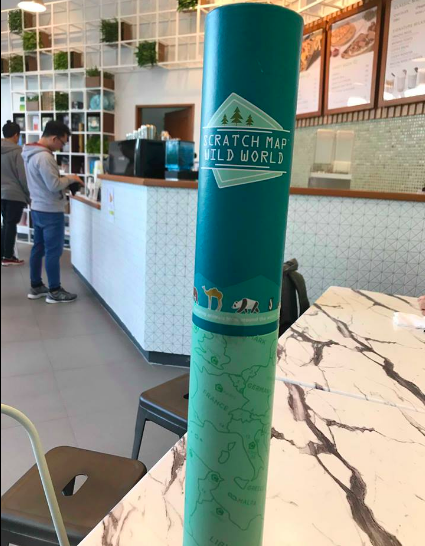 Scratch Map Wild World (PHP1,550/US$29.70)<em>Photo: Kaka Corral</em>