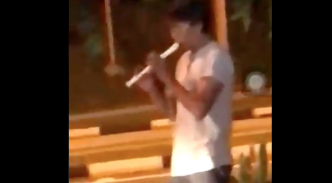 Screenshot from video posted by @lucasohhh/Instagram