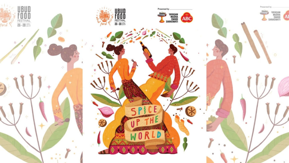 Ubud Food Festival 2019 poster. Photo: ubudfoodfestival.com