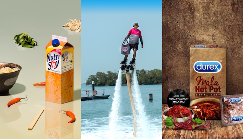 Photos: NutriSoy Singapore/Facebook, foodpanda & Durex/Facebook