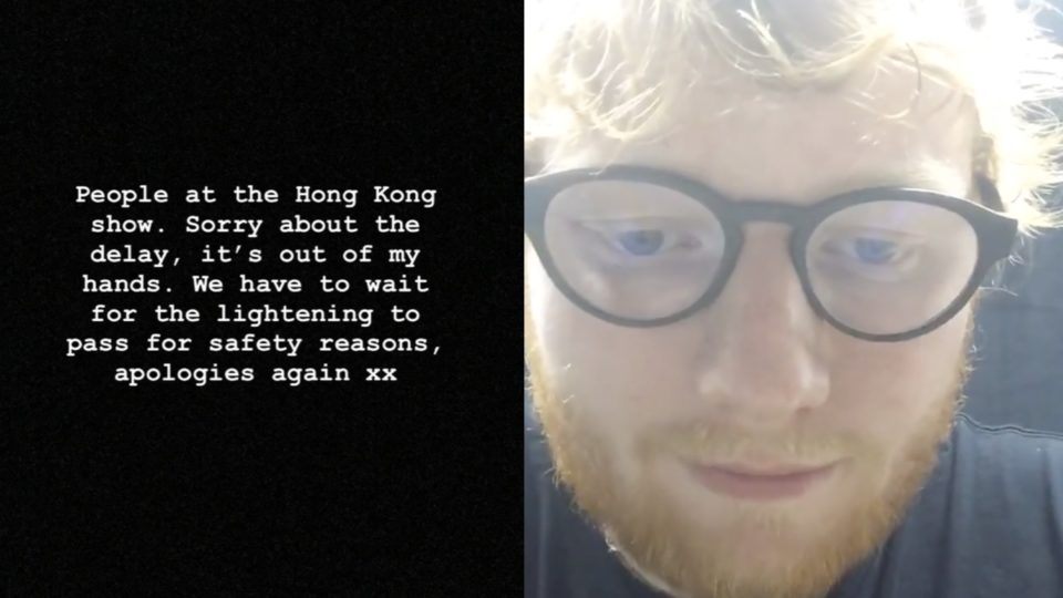 Screenshots via Instagram/Ed Sheeran.