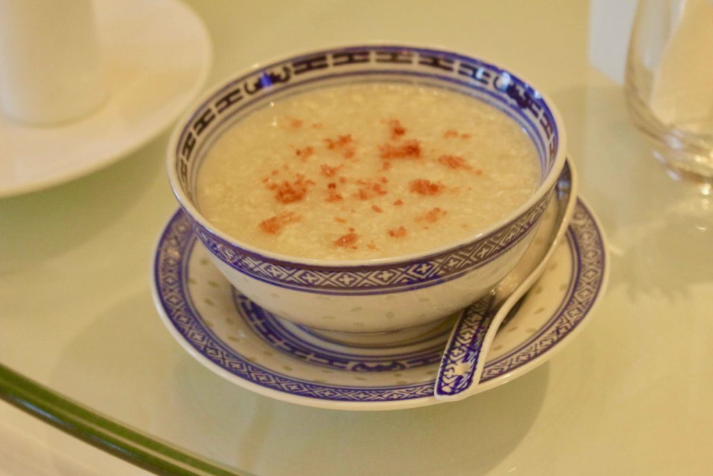 Man Hing's braised partridge soup with bird's nest . Photo by Vicky Wong.