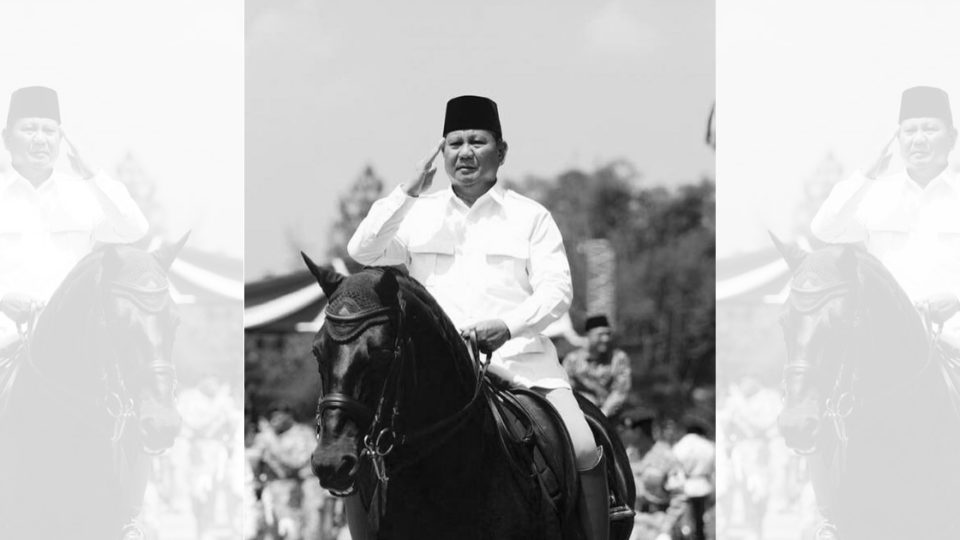 Prabowo Subianto. Photo: @Prabowo / Instagram