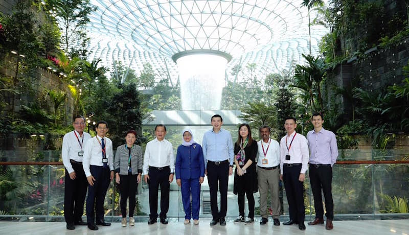 Photo: MCI Photo by Kenji Soon/Halimah Yacob’s Facebook page