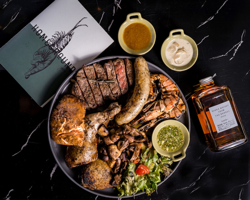 The mixed platter. Photo: Homeground Grill & Bar