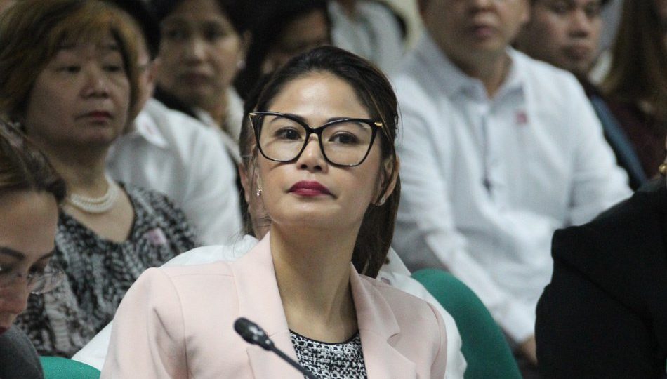 Nela Charade Puno during a Senate hearing in February. Photo: George Calvelo/ABS-CBN News