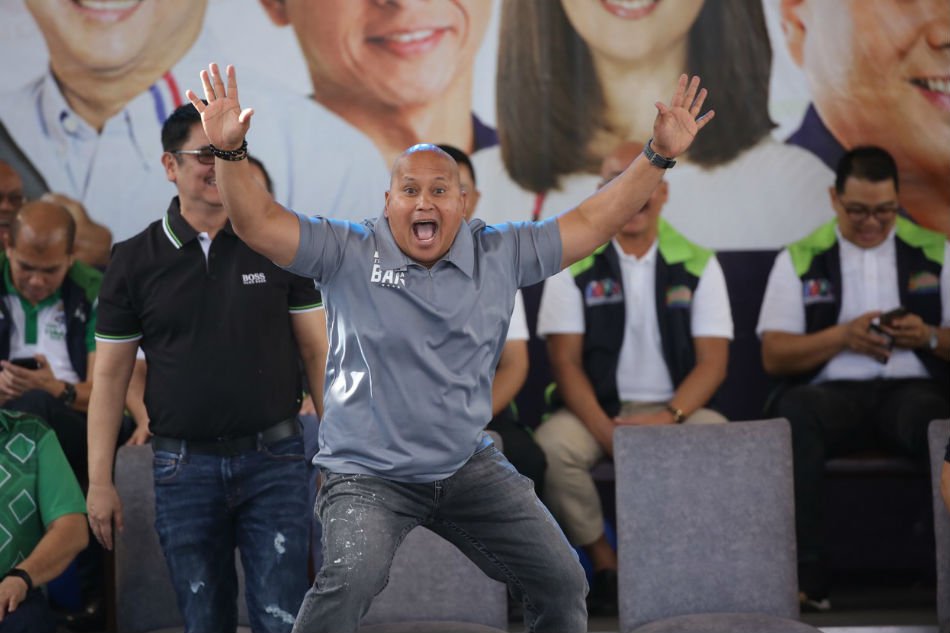 De la Rosa at the Hugpong ng Pagbabago campaign launch in Pampanga. (Photo: George Calvelo/ABS-CBN News)