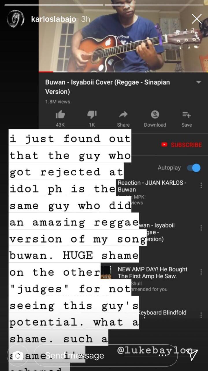 Photo: @karloslabajo/Instagram