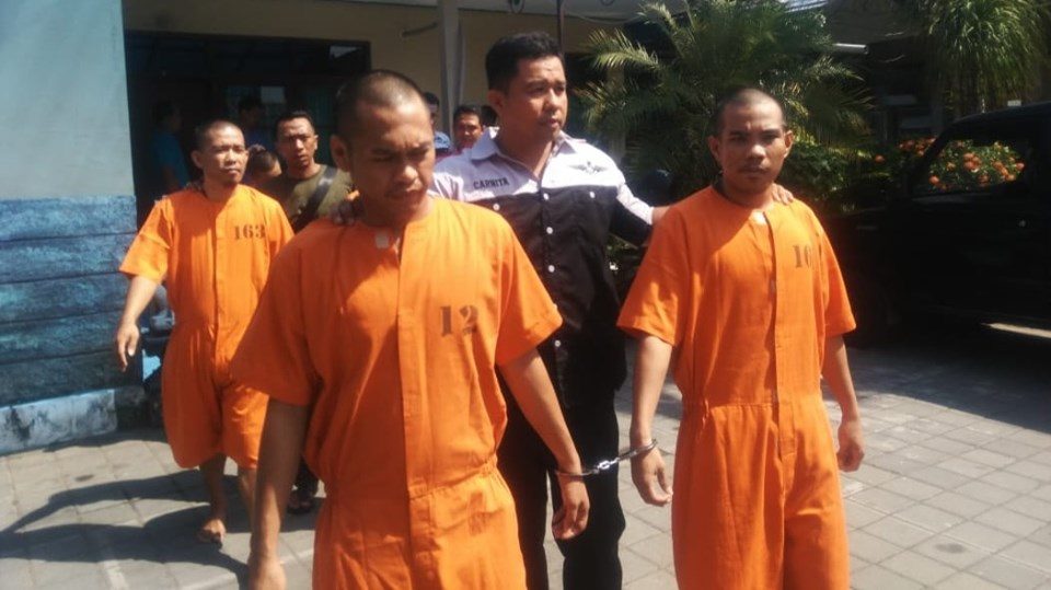 Under Indonesia’s Information and Electronic Transactions Law, the group could face up to six years in prison and a hefty fine. Photo : Polresta Denpasar / Facebook