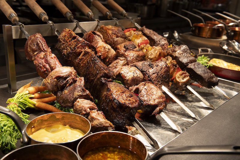 The churrasco corner. Photo: Royal Plaza on Scotts Singapore