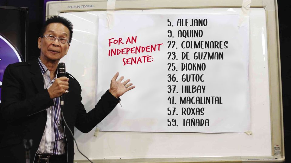 The controversial meme that led Presidential Spokesperson Salvador Panelo to lose his cool. Photo: Malacañang Events and Catering Services 