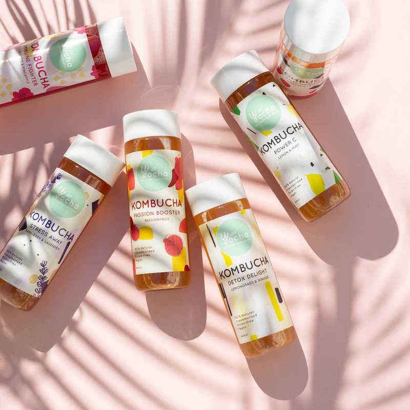 Fermented brews by Yocha Kombucha. Photo: Sprout