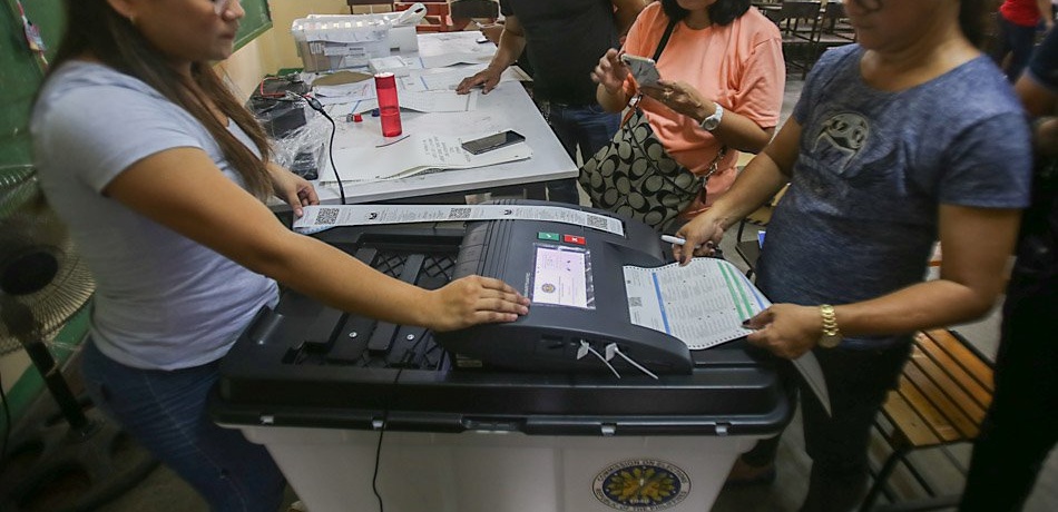 A vote-counting machine being tested. Photo used only for reference. Photo: ABS-CBN News