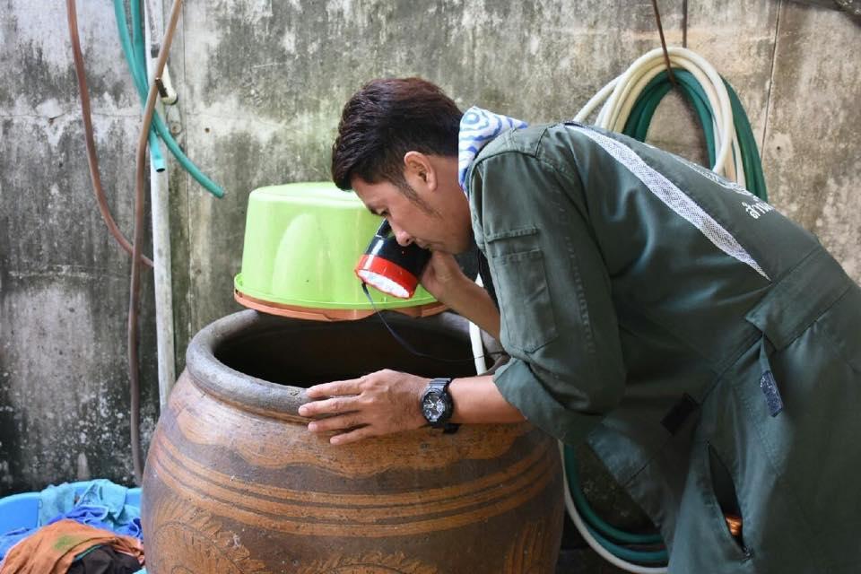 Mozzie-spawn, you in here? Photo: Bangkok Metropolitan Administration