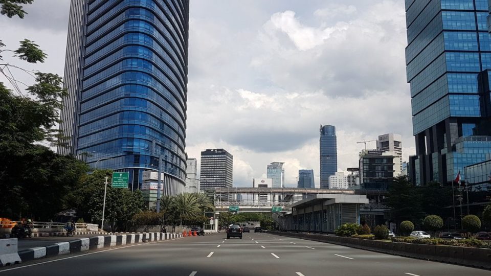 M.H. Thamrin streets looked empty during Eid holiday. Photo: Bari Muwardi/Pexels