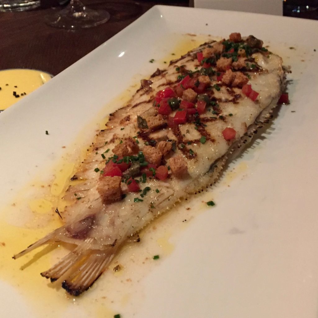 The lemon sole at Mr. & Mrs. Fox. Photo: Stuart White.
