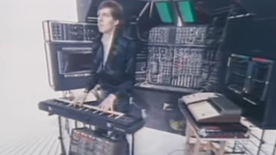Hans Zimmer at the height of his fame in the video for the 1979 song ‘Video Killed the Radio Star.’ Screengrab via YouTube.