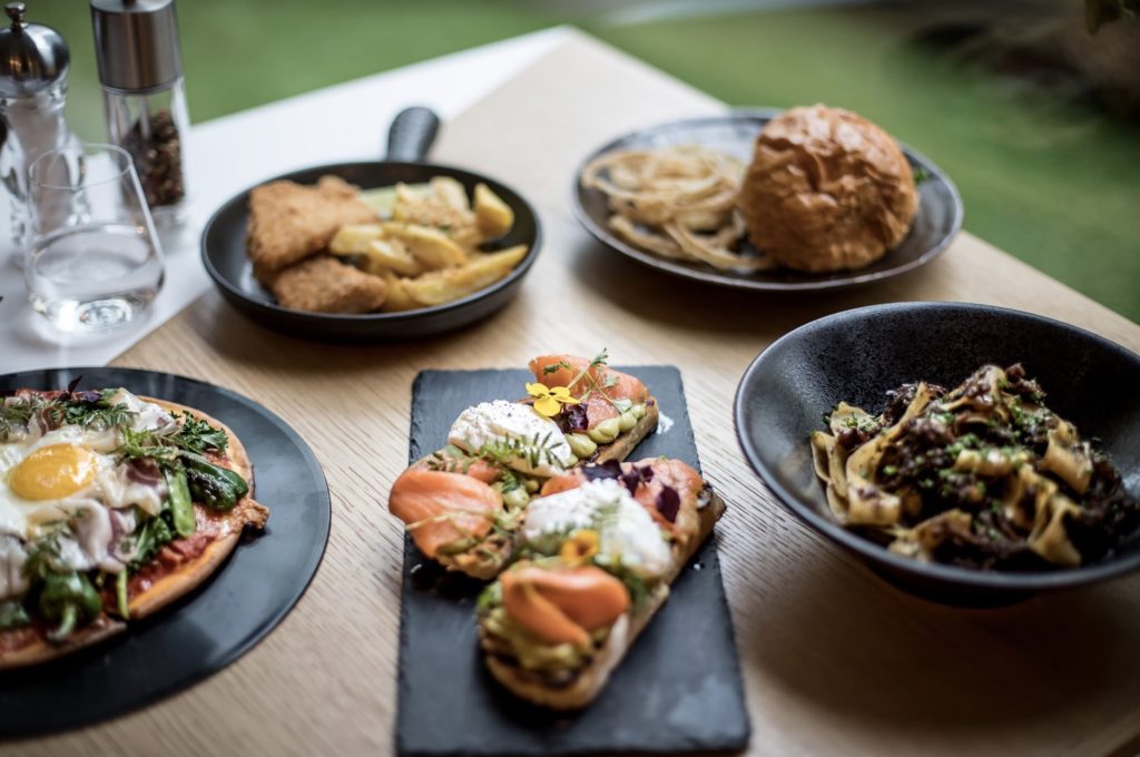 A selection of items from Kömune's mother's day brunch. Photo via Katherine Amara.