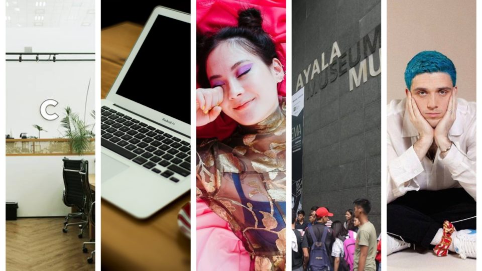 Image composite: Pixabay, Common Ground Work Philippines, Japanese Breakfast, Ayala Museum, Lauv/FB. 