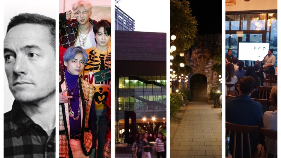 Image composite: Coconuts, Thrice, BTS, Ayala Museum, Puesto Manila/FB. 