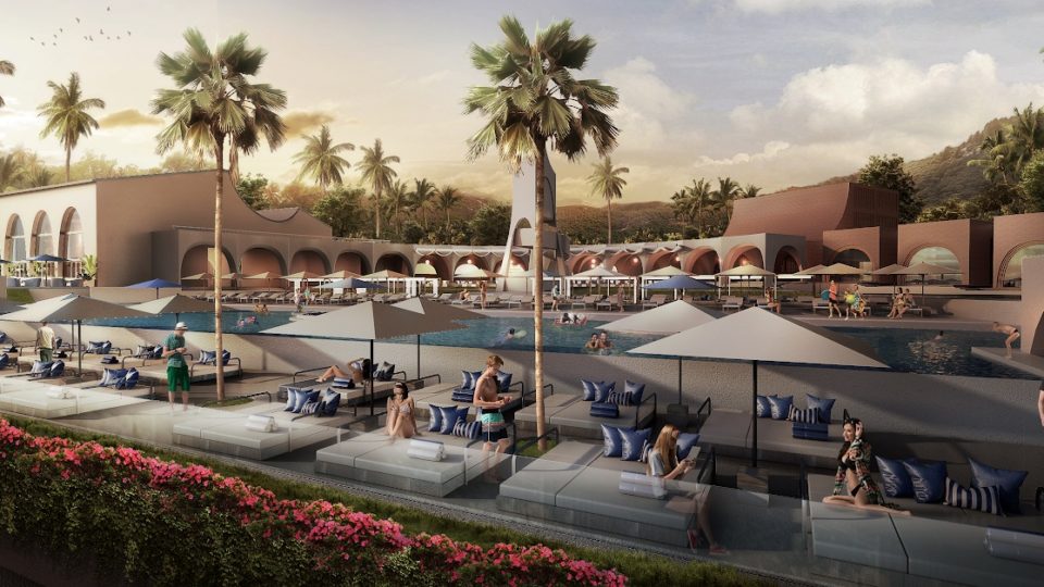Artist rendering of Café del Mar Bali. The Café del Mar lifestyle brand has more than a dozen location across the globe. Photo: Café del Mar 
