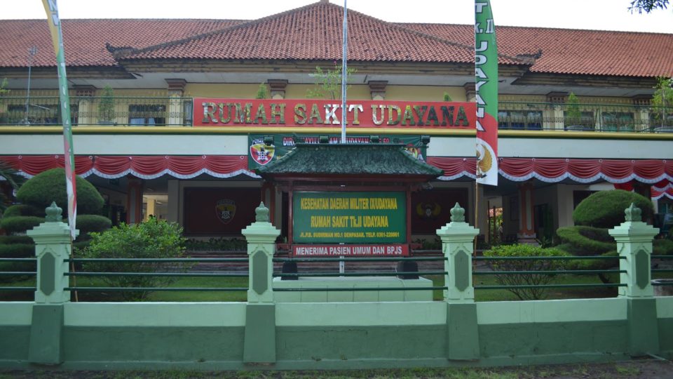 The victim was reportedly brought to RSAD Udayana for her injuries. Photo: Rumah Sakit Udayana Denpasar / Facebook 