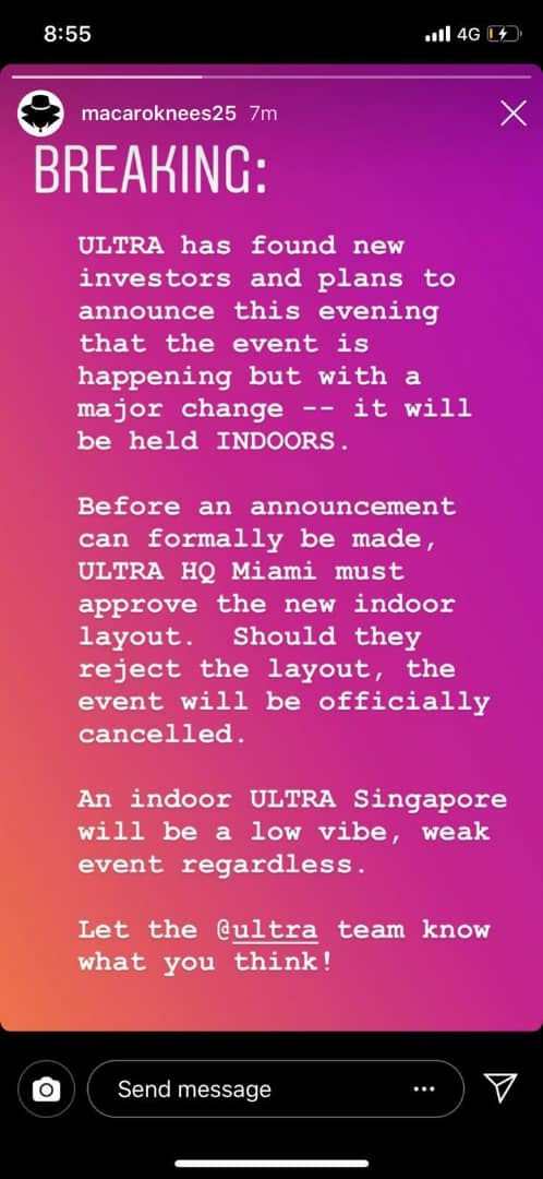 Screengrab from the now-deleted @macaroknees25 Instagram account