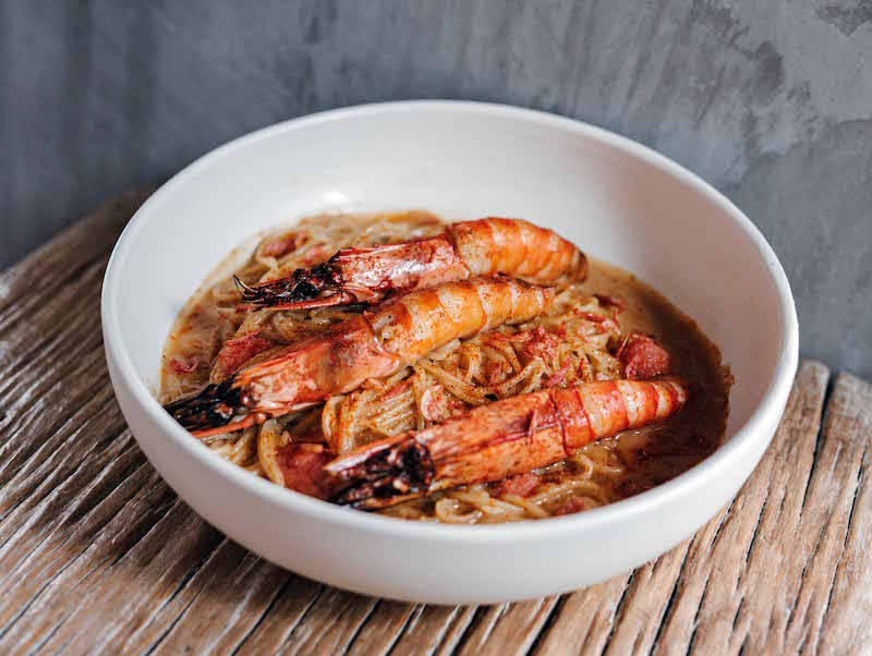 Prawn mentaiko belacan pasta. Photo: Curious Palette