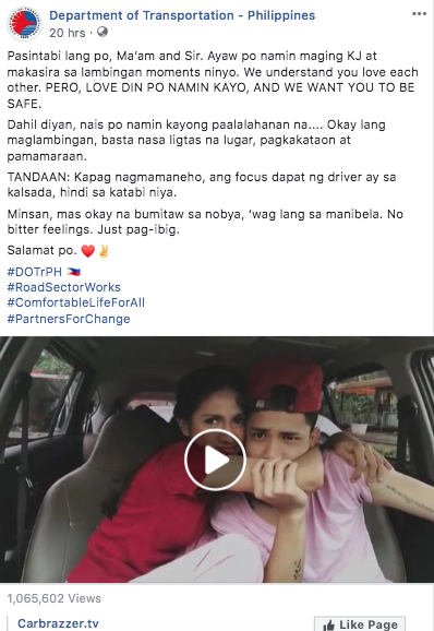 Photo: Department of Transport's Facebook page