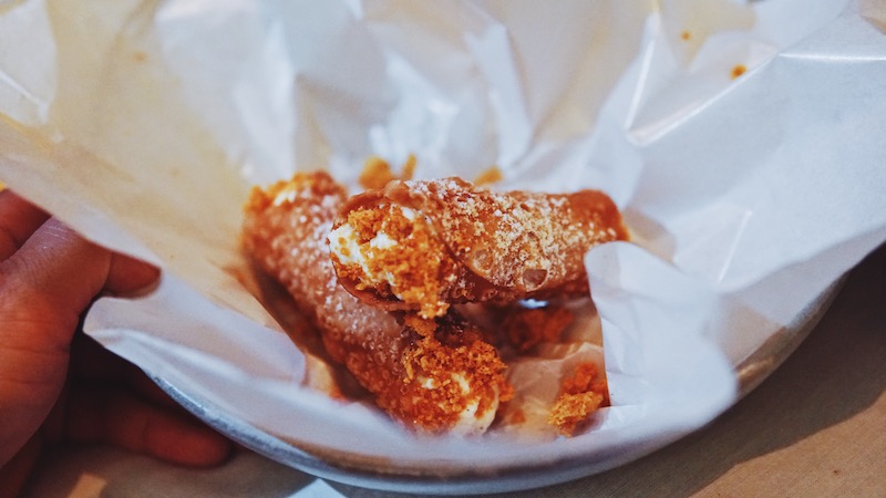 The cannoli. Photo: Coconuts Bali