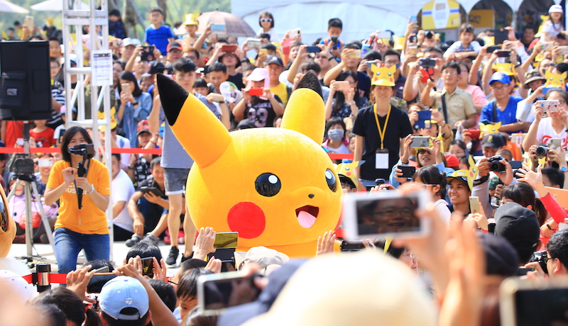 Crowd of Pikachu fans. Photo: Pokemon Carnival
