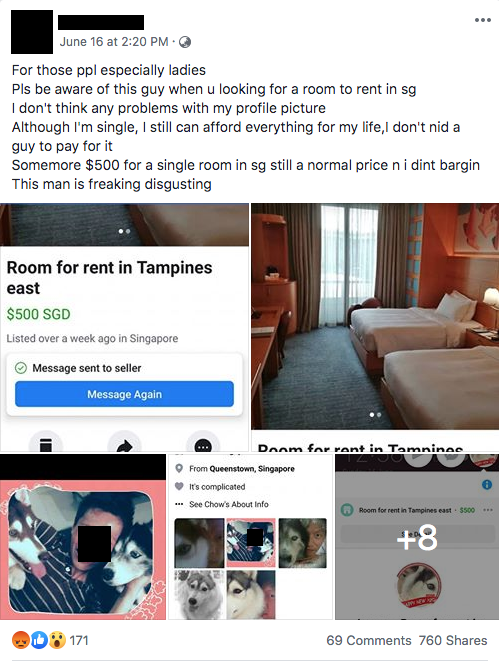 Screengrab from Facebook