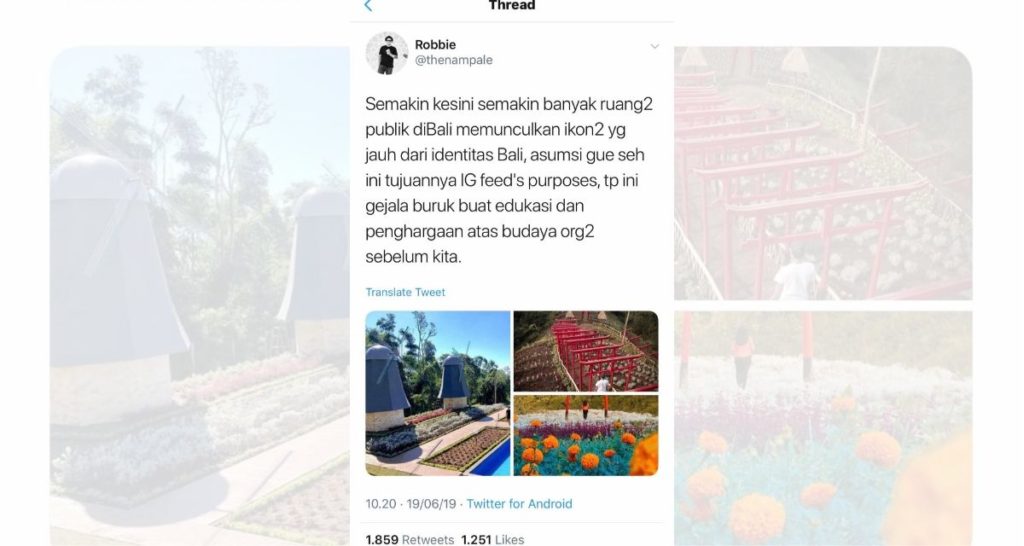 A screenshot of @thenampale's first tweet on his thread, which he accidentally deleted.