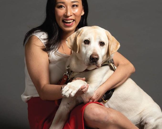 Photo: Esme the global guide dog/Facebook 