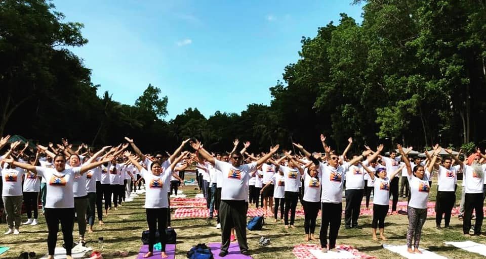 International Day of Yoga 2019 in Cebu. (Photo: Embassy of India, Manila/FB)