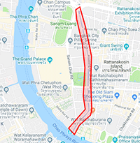 Khlong Lord, in red. Image: Google