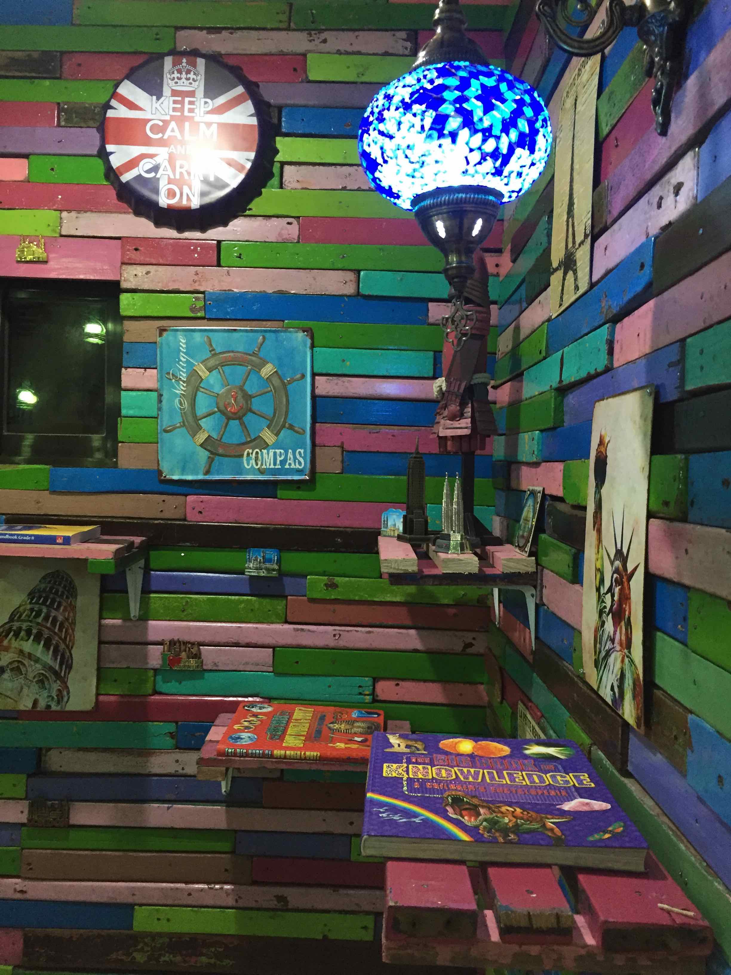 The finished reading corner. (Photo: Reynel Calmerin) 