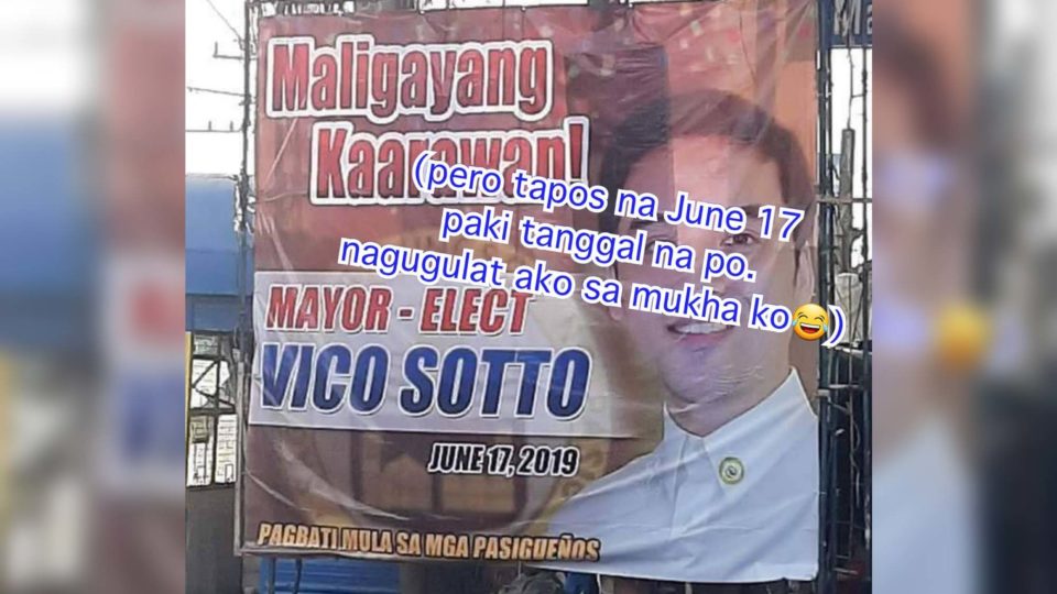 Photo: Vico Sotto Facebook page