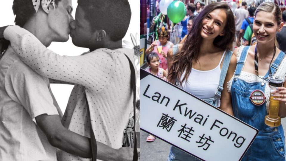 (L) Eaton HK will be hosting a screening and party to mark the 50th anniversary of Stonewall, (right) Lan Kwai Fong will be hosting a street party with beer and live performances. Photos via Eaton HK/FB and Lan Kwai Fong/FB.