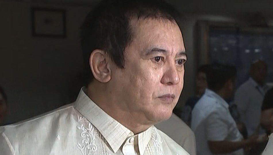 Actor Philip Salvador at the Batasang Pambansa in Quezon City. <i>Photo: ABS-CBN News</i>