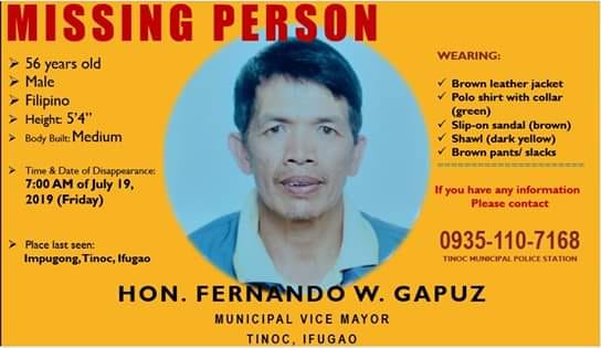 Photo: Tinoc Police. 