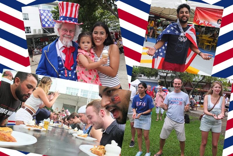 AmCham Independence Day picnic in 2016. Photo: AmCham Bangkok