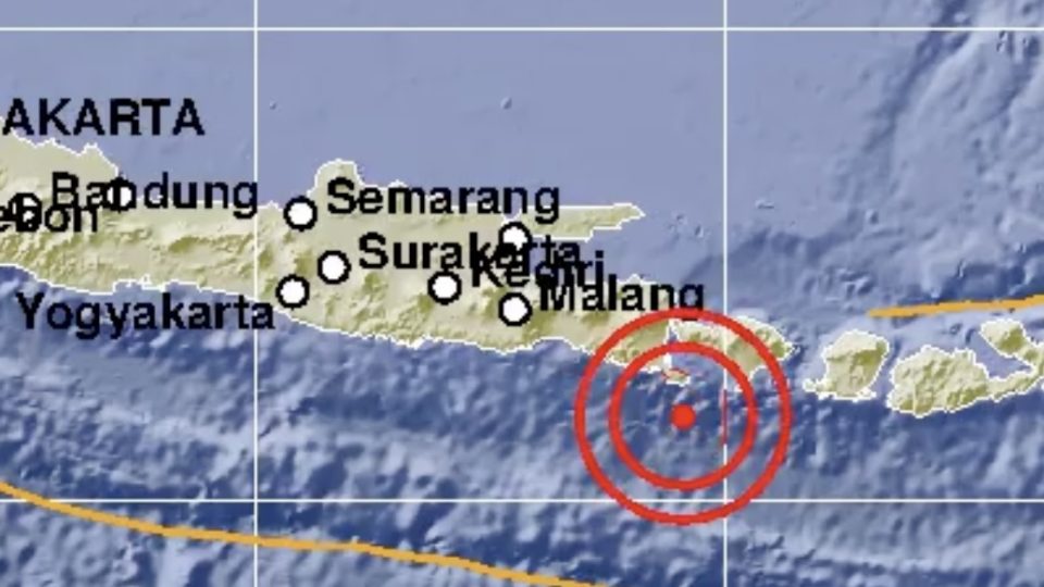 Graphic: Indonesia’s Meteorological, Climatological, and Geophysical Agency (BMKG) / Twitter 