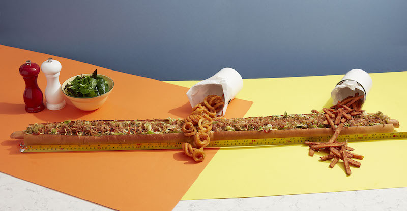 Classic New Yorker 1m hot dog. Photo: Capitol Milk Bar