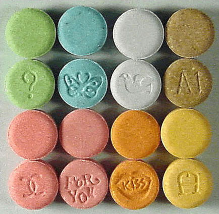 Ecstacy tablets. Photo for illustration purposes only. <i>Photo: Wikimedia Commons. </i>