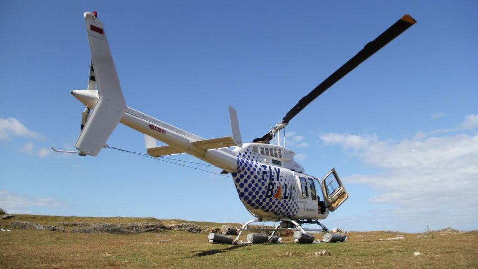 A chartered helicopter operated by Fly Bali. (Photo: Fly Bali) 