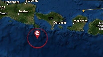 The 29 July quake occurred at 4.23am. Photo: BMKG / Twitter