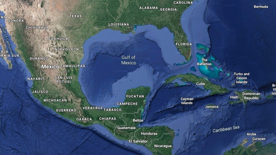 Gulf of Mexico map. <i>Photo: Google maps </i>