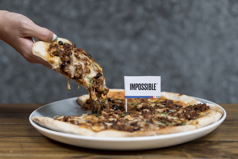 Impossible sloppy joe pizza. Photo: Oriole Coffee + Bar