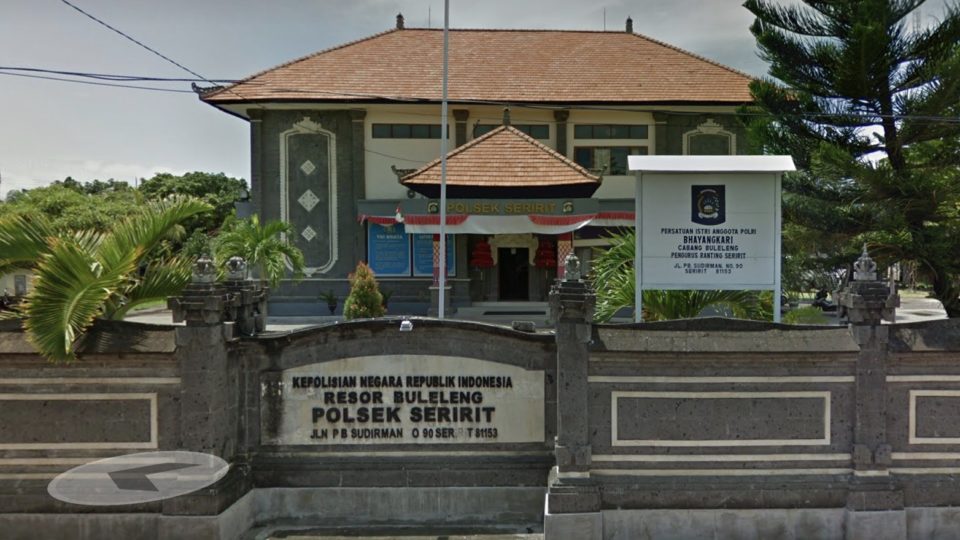 Seririt Police Station in Buleleng Regency. Photo via Google Maps